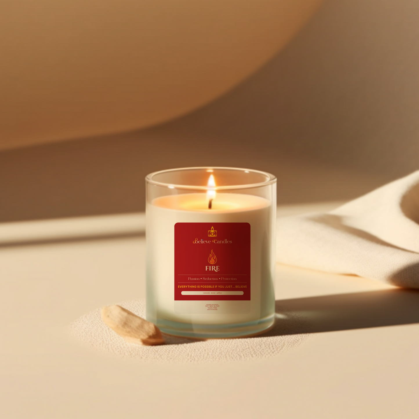 FIRE Believe Candles By Janel