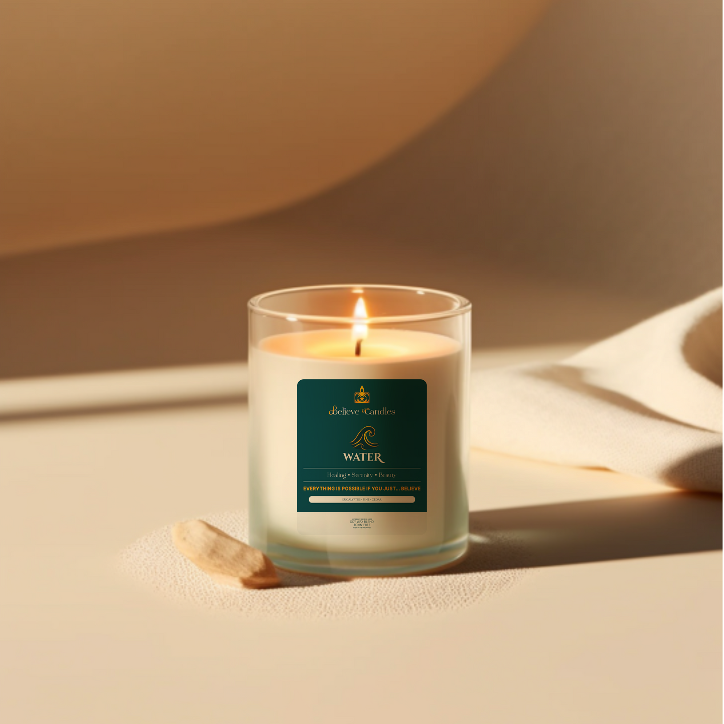 WATER Believe Candles By Janel