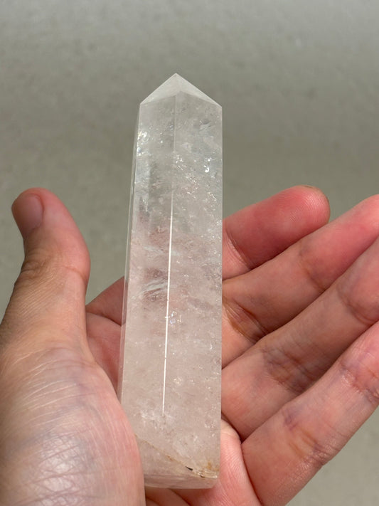 CLEAR QUARTZ TOWER POINT CRYSTAL STONE
