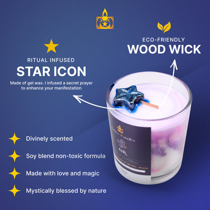 AIR Believe Candles By Janel (SOLID SCENTED CANDLE)