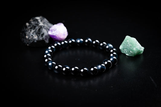 BLUE TIGER'S EYE BRACELET