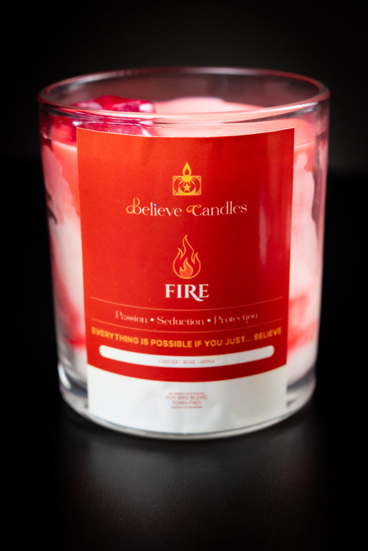 FIRE Believe Candles By Janel