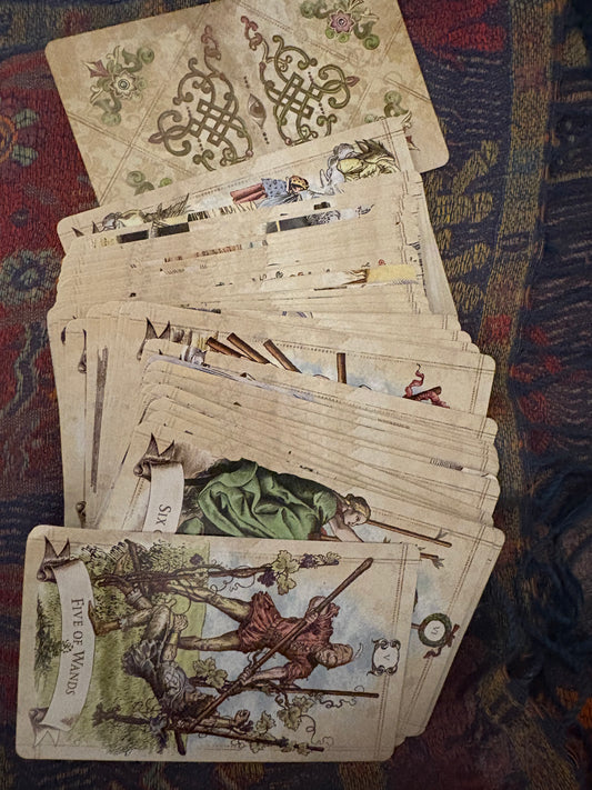 RARE OLD STYLE RIDER PLAYING CARDS. LARGE.