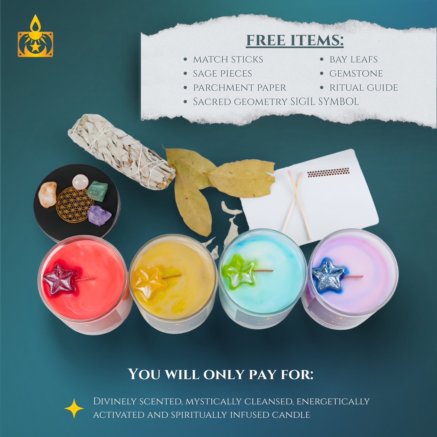 AIR Believe Candles By Janel (SOLID SCENTED CANDLE)