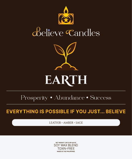 EARTH Believe Candles By Janel