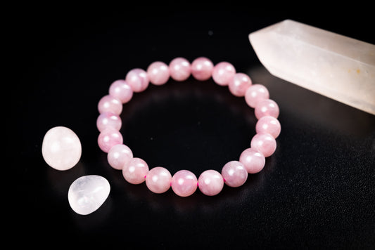 PURPLE ROSE QUARTZ BRACELET FROM BRAZIL