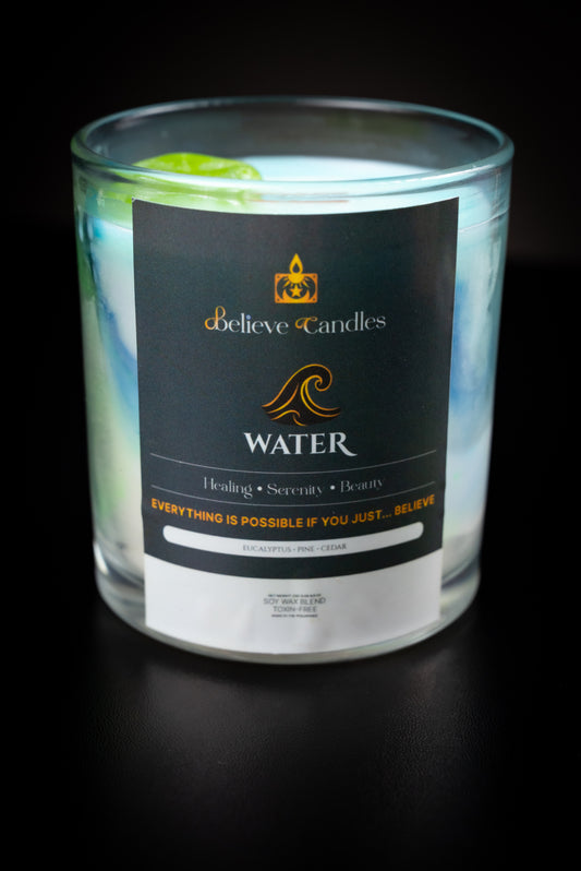 WATER Believe Candles By Janel